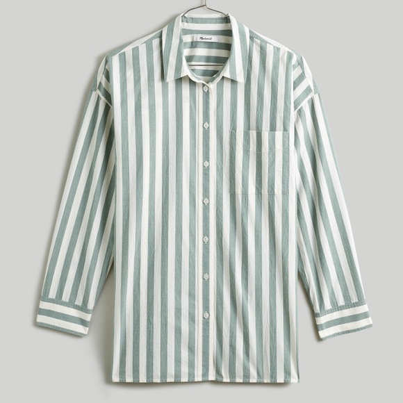 Madewell Tops - NWT! Madewell Signature Poplin Oversized Shirt Size Small